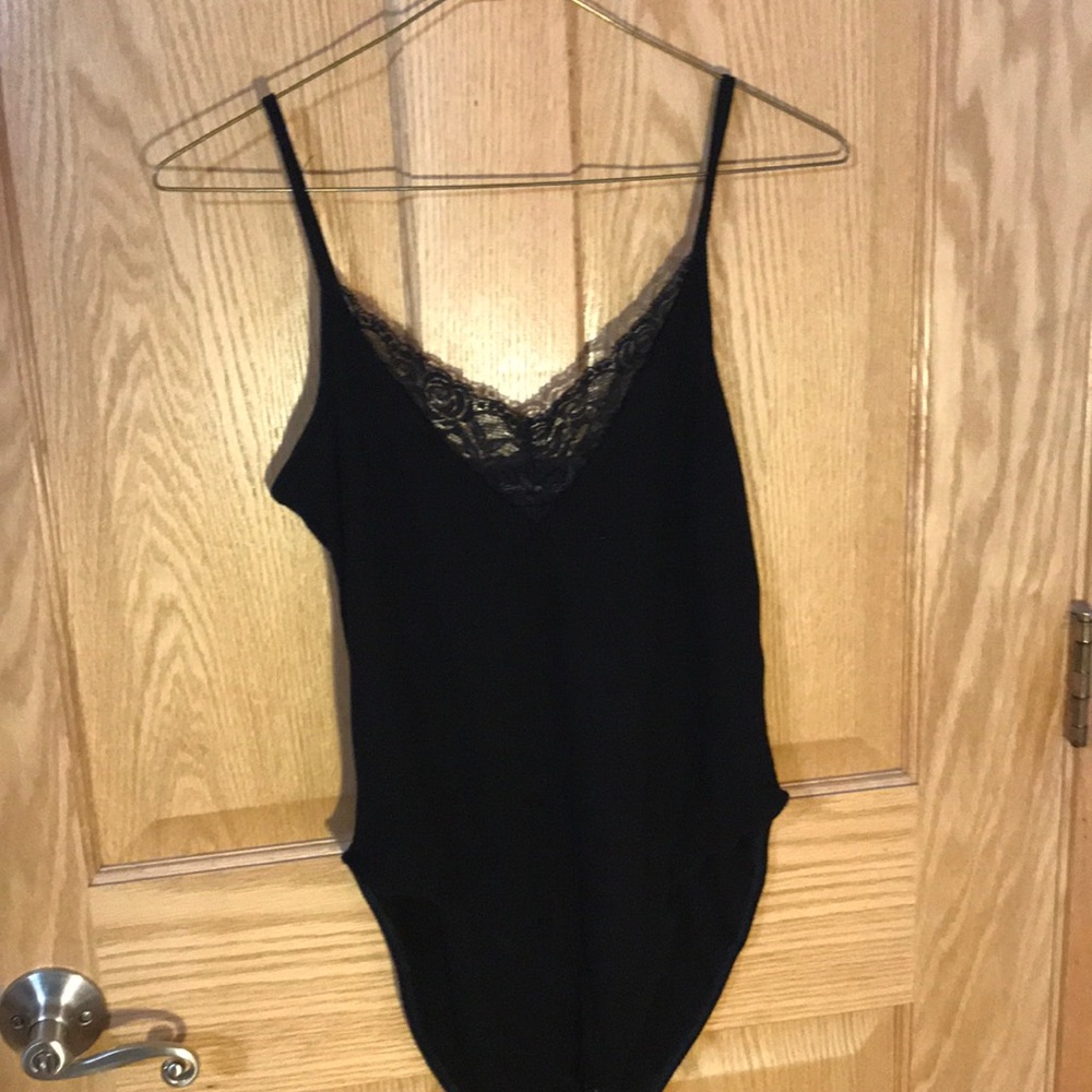 Black one piece top!